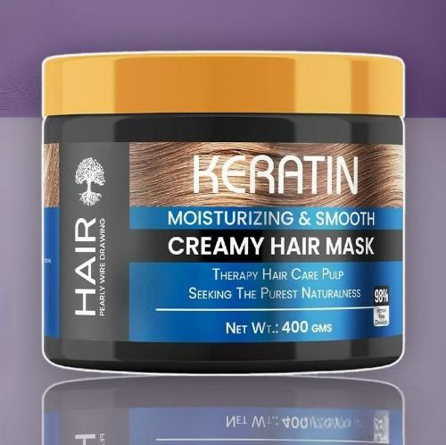 Shiny Hair & Hair Straightening Instant Keratin Hair Repair Mask