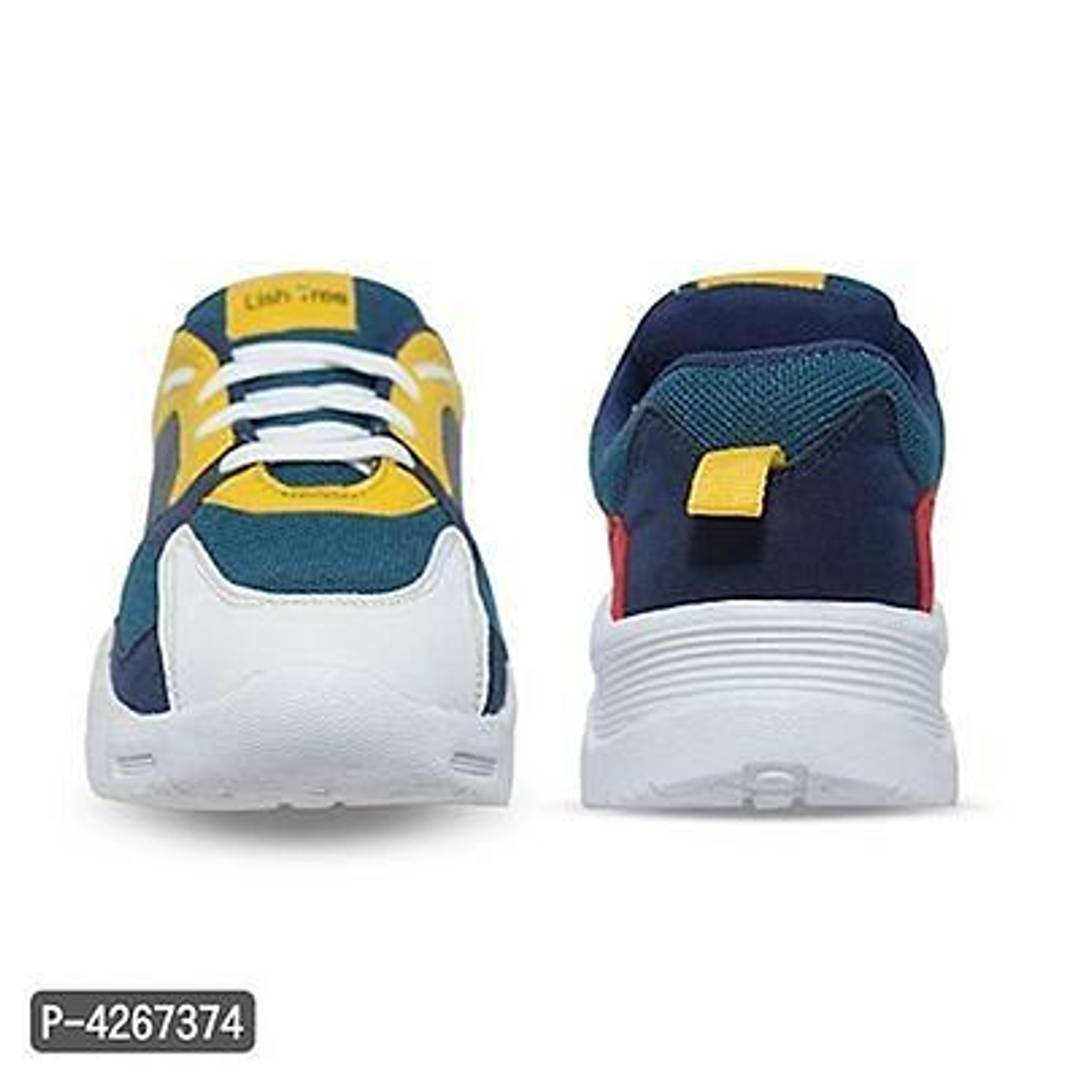 Men's Stylish and Trendy Multicoloured Self Design Mesh Casual Sports Shoes