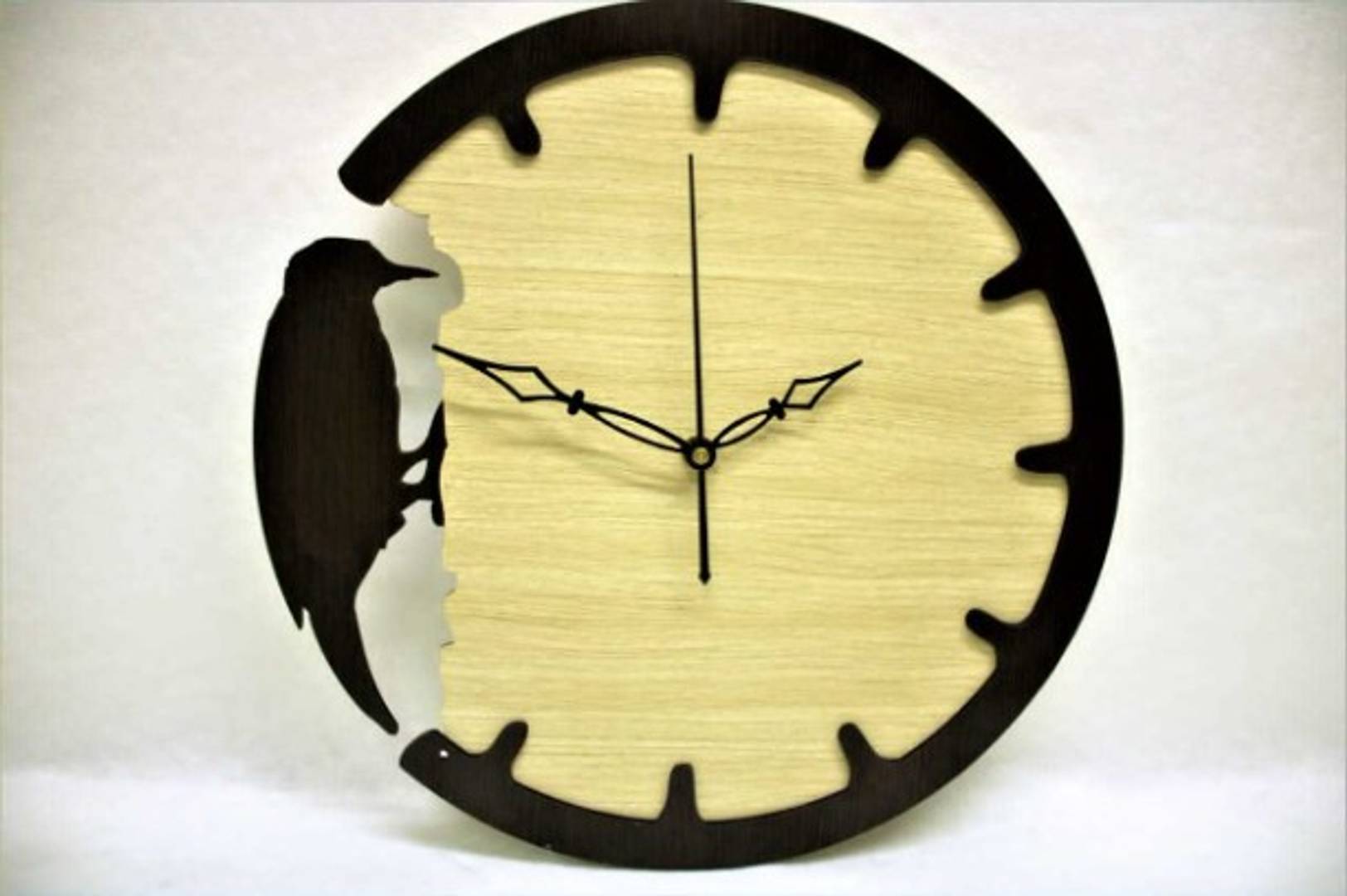 Modern Design Handcrafted Wooden Wall Clock