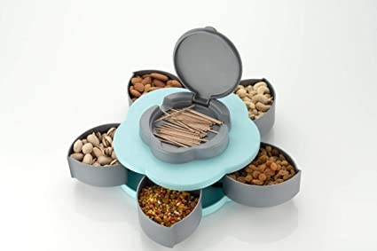 Smart Candy Box Serving Rotating Tray Spice Storage