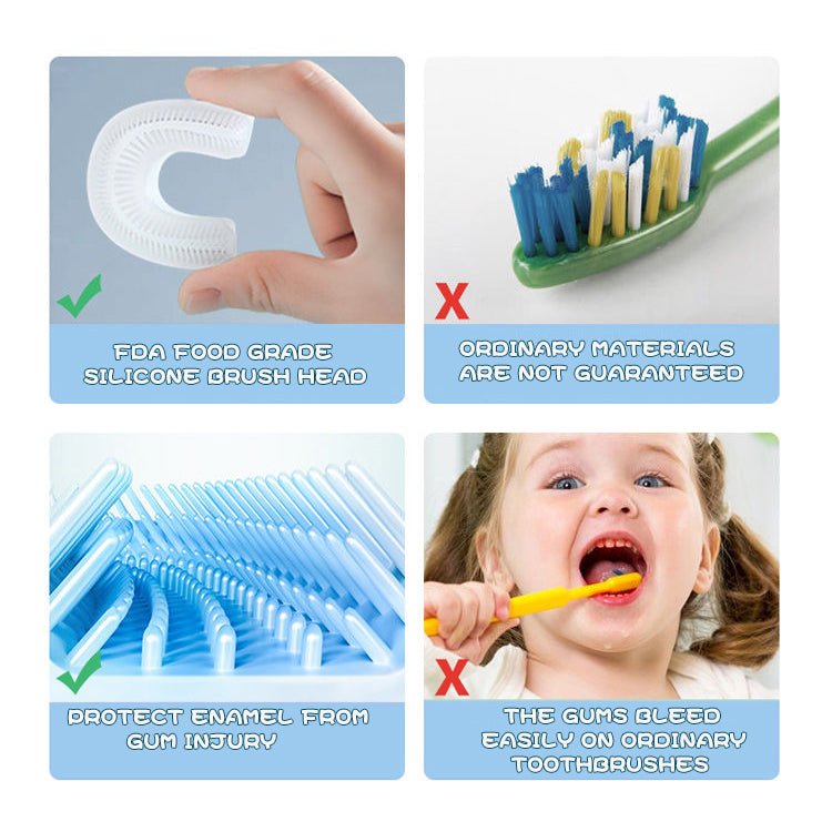 Kids U-Shaped Toothbrush ( Set of 2 )